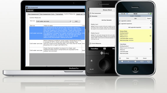 Gabriel Legionella Job Management System